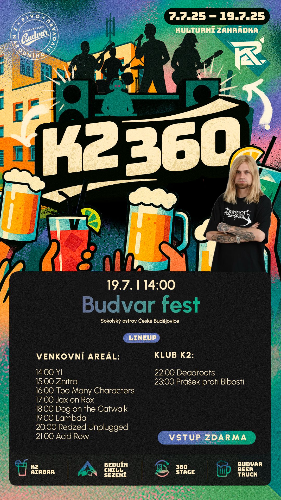 BUDVAR FEST S REDZEDEM A DALŠÍMI!